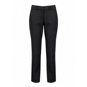 7th Avenue 10 Black Straight Leg Pants Long Work Formal Stretch Office